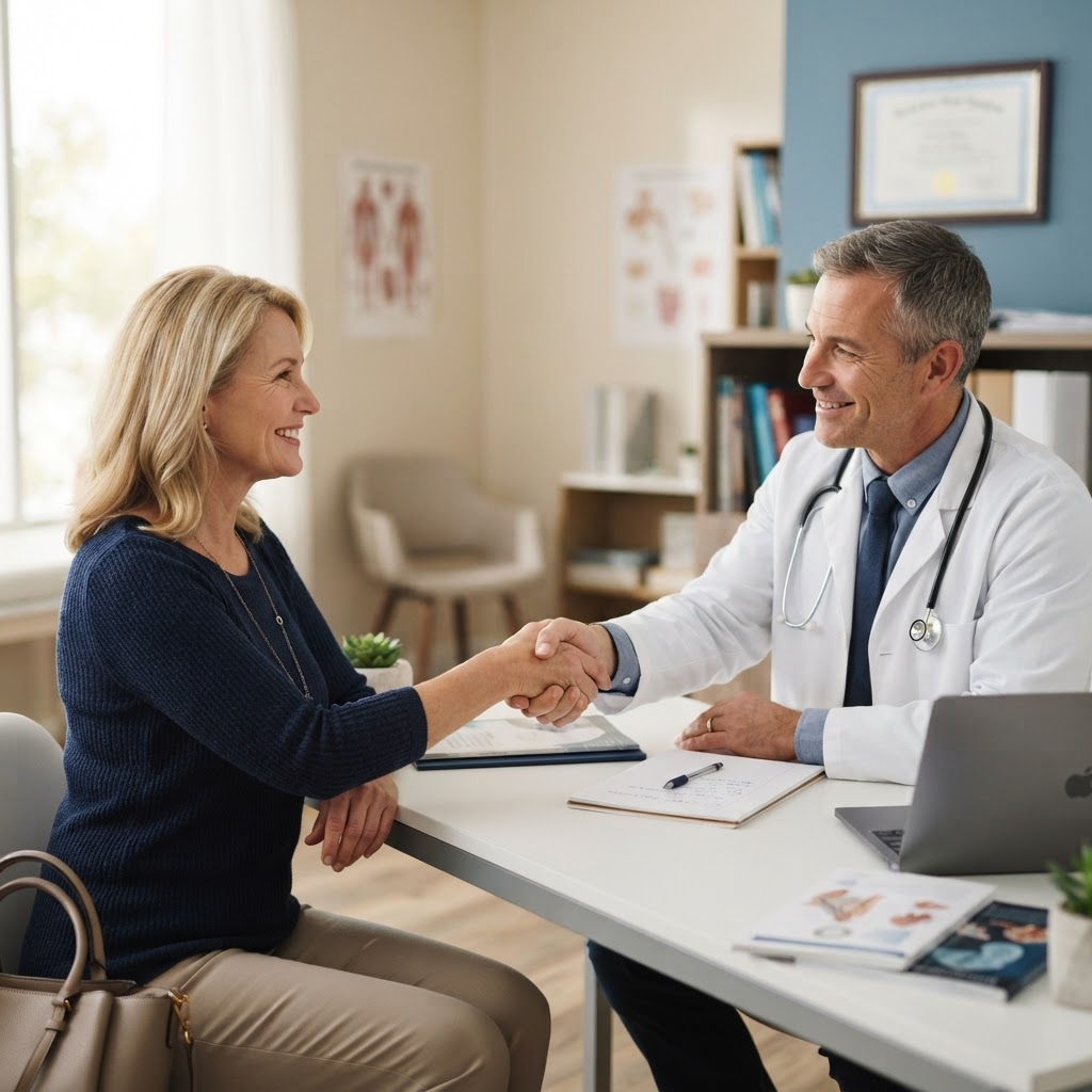 Consultation avec un médecin agréé pour la visite médicale du permis de conduire